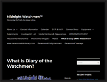 Tablet Screenshot of midnightwatchmen.com